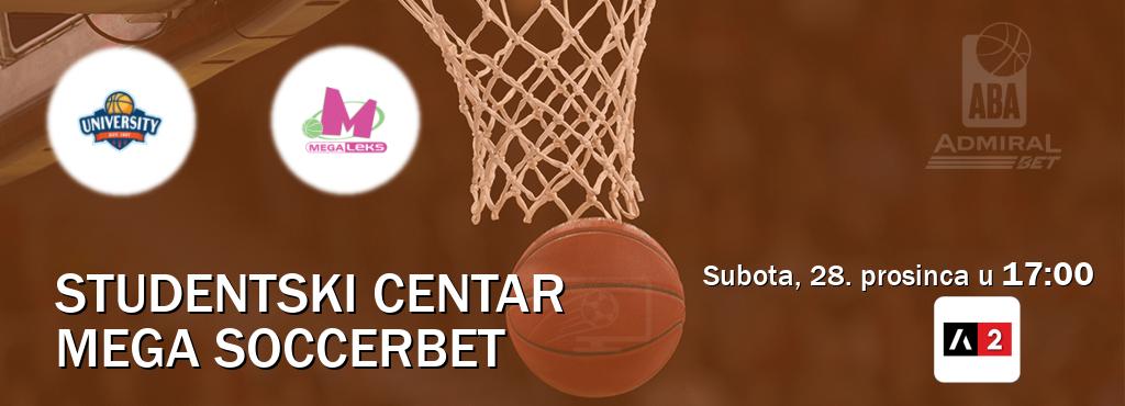 Izravni prijenos utakmice Studentski Centar i Mega Soccerbet pratite uživo na Arena Sport 2 (subota, 28. prosinca u  17:00).