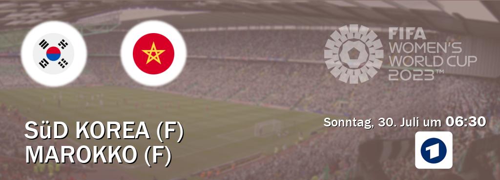 Das Spiel zwischen Süd Korea (F) und Marokko (F) wird am Sonntag, 30. Juli um  06:30, live vom Das Erste übertragen.