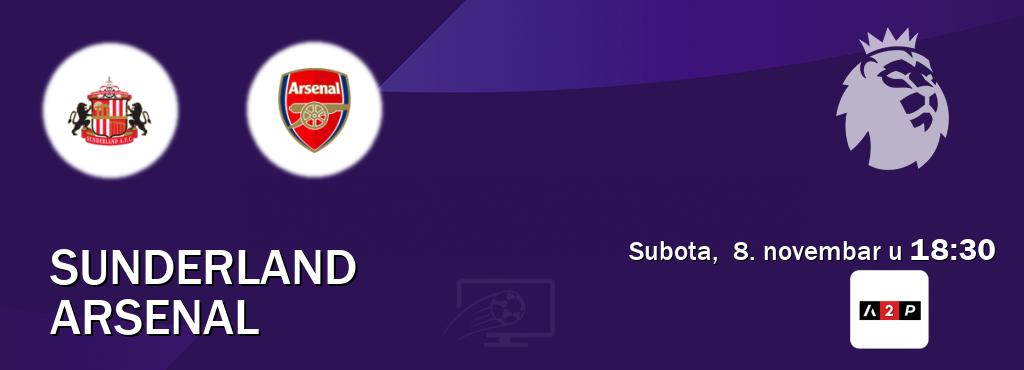 Izravni prijenos utakmice Sunderland i Arsenal pratite uživo na Arena Premium 2 (subota, 8. novembar u 18:30). Izravni prijenos utakmice Sunderland i Arsenal pratite uživo na Arena Premium 2 (subota, 8. novembar u 18:30).