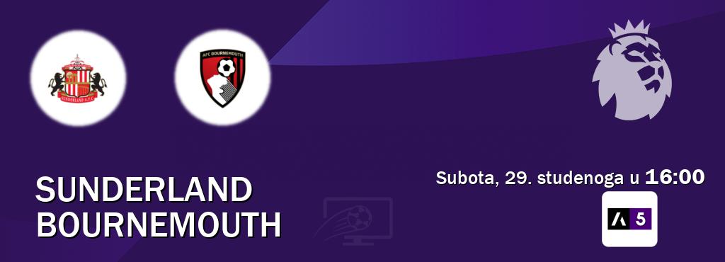 Izravni prijenos utakmice Sunderland i Bournemouth pratite uživo na Arena Sport 5 (subota, 29. studenoga u  16:00).