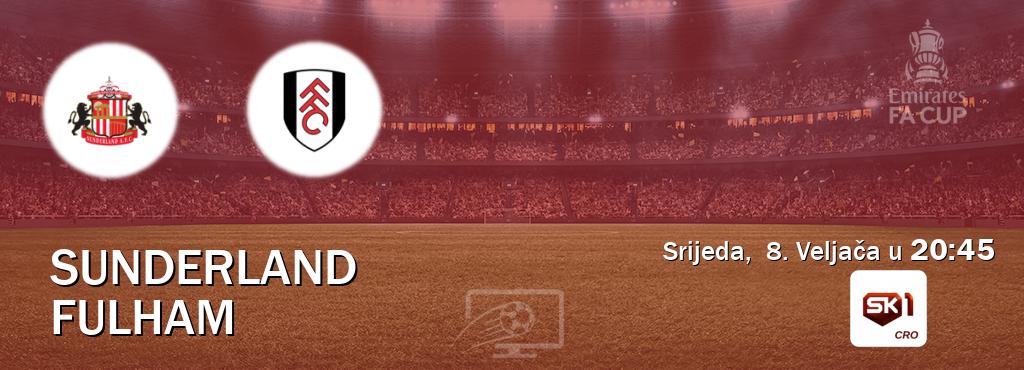 Izravni prijenos utakmice Sunderland i Fulham pratite uživo na Sportklub 1 (Srijeda,  8. Veljača u  20:45).