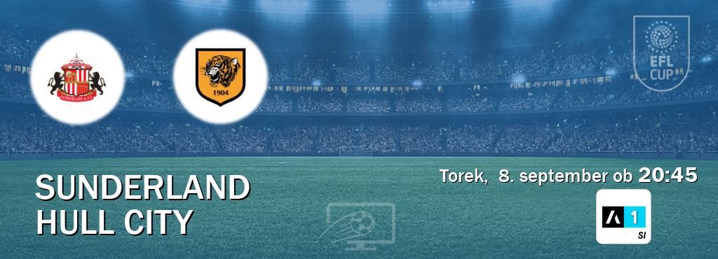 Prenos tekme med Sunderland in Hull City v živo na Arena Sport 1 (torek,  8. september ob  20:45 uri).