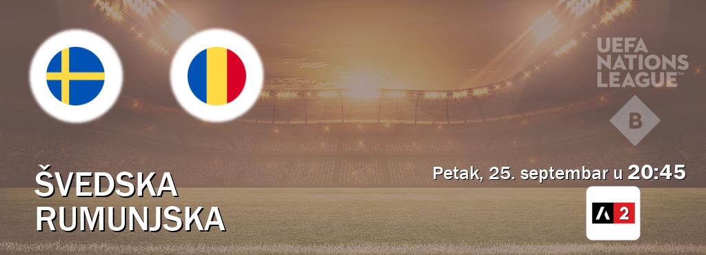 Izravni prijenos utakmice Švedska i Rumunjska pratite uživo na Arena Sport 2 (petak, 25. septembar u  20:45).