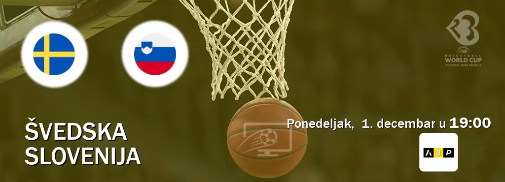 Izravni prijenos utakmice Švedska i Slovenija pratite uživo na Arena Premium 3 (ponedeljak, 1. decembar u 19:00). Izravni prijenos utakmice Švedska i Slovenija pratite uživo na Arena Premium 3 (ponedeljak, 1. decembar u 19:00).