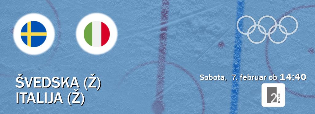 Ne zamudi prenosa tekme Švedska (Ž) - Italija (Ž) v živo na TV Slo 2.