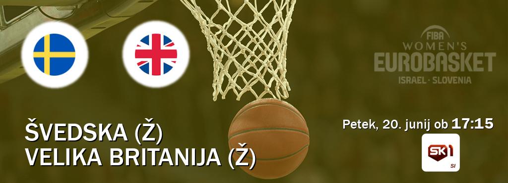 Ne zamudi prenosa tekme Švedska (Ž) - Velika Britanija (Ž) v živo na Sportklub 1.
