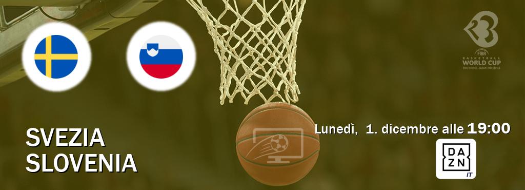 Il match Svezia - Slovenia sarà trasmesso in diretta TV su DAZN Italia (ore 19:00)