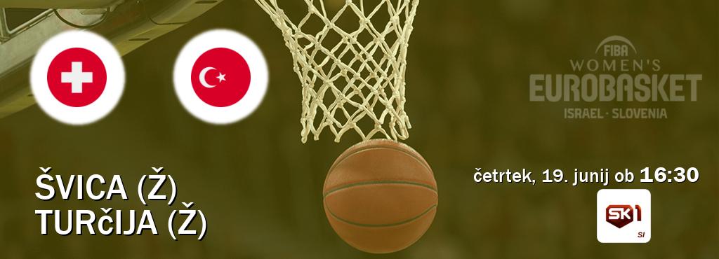 Dvoboj Švica (Ž) in Turčija (Ž) s prenosom tekme v živo na Sportklub 1.