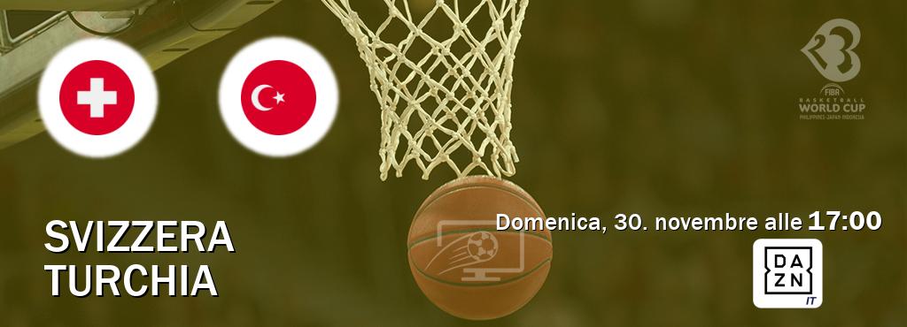 Il match Svizzera - Turchia sarà trasmesso in diretta TV su DAZN Italia (ore 17:00)