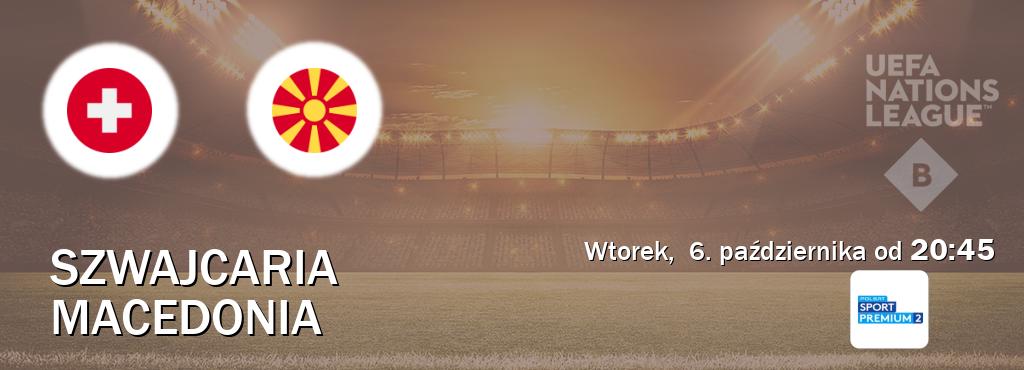 Gra między Szwajcaria i Macedonia transmisja na żywo w Polsat Sport Premium 2 (wtorek,  6. października od  20:45).