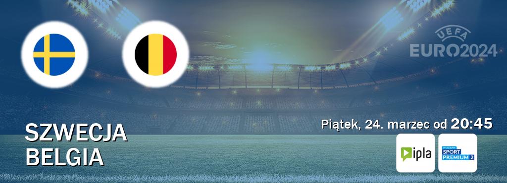Gra między Szwecja i Belgia transmisja na żywo w IPLA i Polsat Sport Premium 2 (piątek, 24. marzec od  20:45).