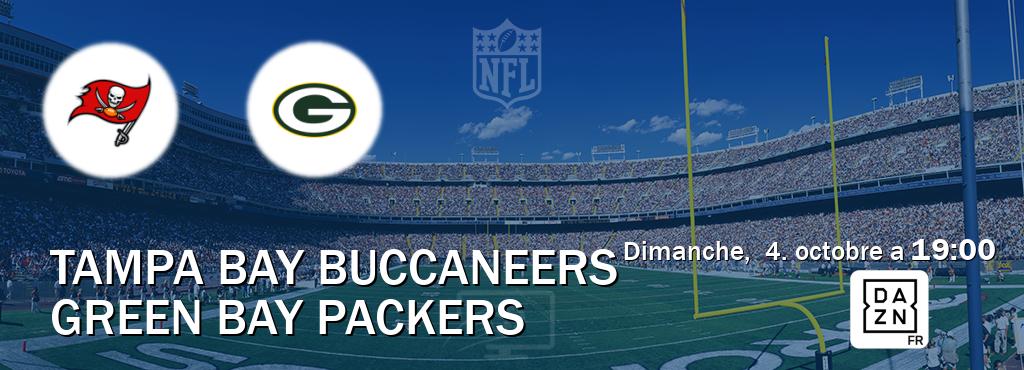 Match entre Tampa Bay Buccaneers et Green Bay Packers en direct à la DAZN (dimanche, 4. octobre a 19:00). Match entre Tampa Bay Buccaneers et Green Bay Packers en direct à la DAZN (dimanche, 4. octobre a 19:00).