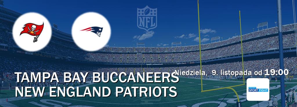 Gra między Tampa Bay Buccaneers i New England Patriots transmisja na żywo w Polsat Sport Fight (niedziela,  9. listopada od  19:00).