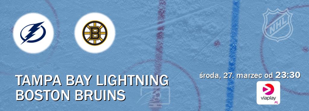 Gra między Tampa Bay Lightning i Boston Bruins transmisja na żywo w Viaplay Polska (środa, 27. marzec od  23:30).