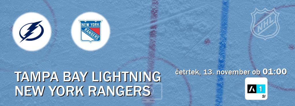 Tampa Bay Lightning in New York Rangers v živo na Arena Sport 1. Prenos tekme bo v četrtek, 13. november ob 01:00 Tampa Bay Lightning in New York Rangers v živo na Arena Sport 1. Prenos tekme bo v četrtek, 13. november ob 01:00