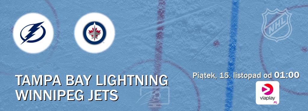 Gra między Tampa Bay Lightning i Winnipeg Jets transmisja na żywo w Viaplay Polska (piątek, 15. listopad od  01:00).