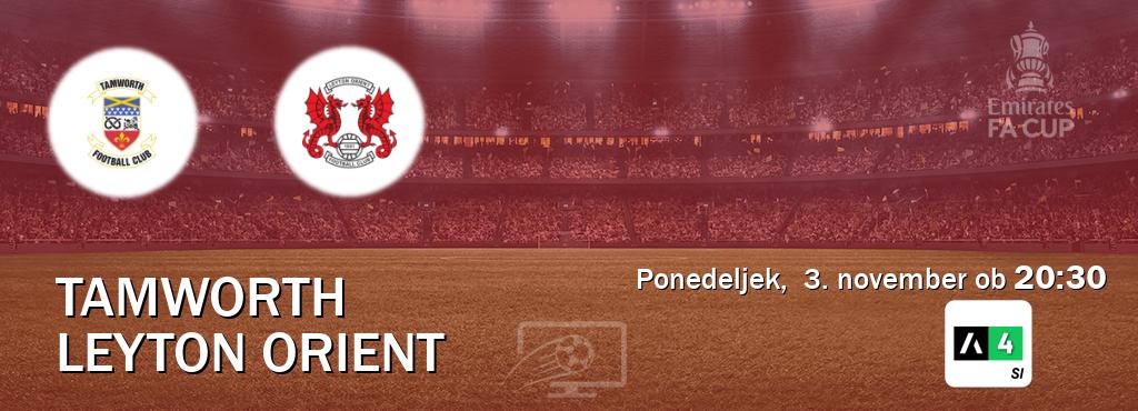 Ne zamudi prenosa tekme Tamworth - Leyton Orient v živo na Arena Sport 4. Ne zamudi prenosa tekme Tamworth - Leyton Orient v živo na Arena Sport 4.