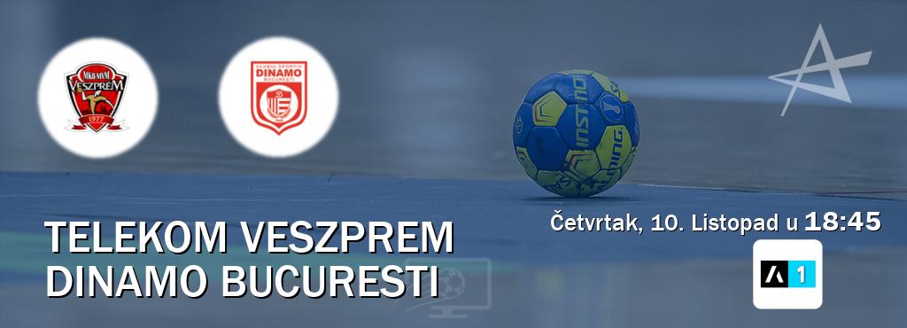 Izravni prijenos utakmice Telekom Veszprem i Dinamo Bucuresti pratite uživo na Arena Sport 1 (Četvrtak, 10. Listopad u  18:45).