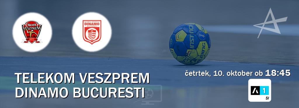 Telekom Veszprem in Dinamo Bucuresti v živo na Arena Sport 1. Prenos tekme bo v četrtek, 10. oktober ob  18:45