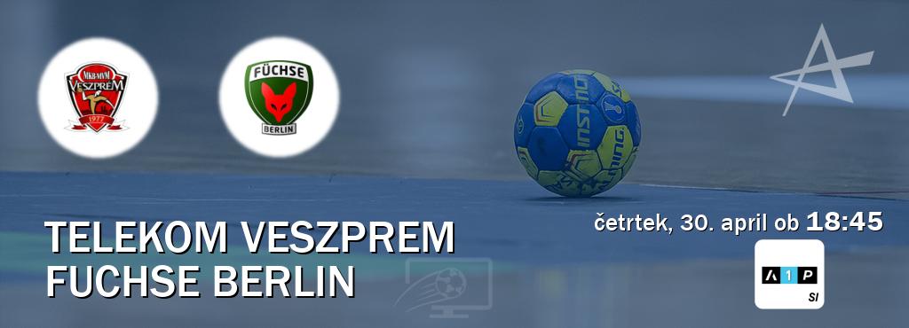 Telekom Veszprem in Fuchse Berlin v živo na Arena Sport Premium. Prenos tekme bo v četrtek, 30. april ob  18:45