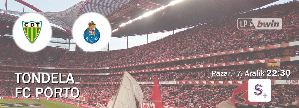 Karşılaşma Tondela - FC Porto S Sport +'den canlı yayınlanacak (Pazar,  7. Aralık  22:30).