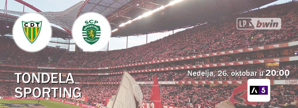 Izravni prijenos utakmice Tondela i Sporting pratite uživo na Arena Sport 5 (nedelja, 26. oktobar u  20:00).