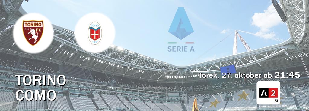 Ne zamudi prenosa tekme Torino - Como v živo na Arena Sport 2.