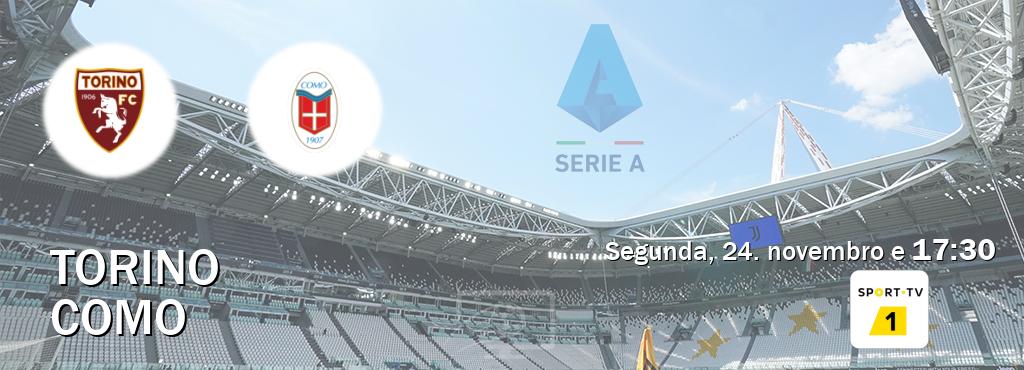 Jogo entre Torino e Como tem emissão Sport TV 1 (segunda, 24. novembro e 17:30). Jogo entre Torino e Como tem emissão Sport TV 1 (segunda, 24. novembro e 17:30).