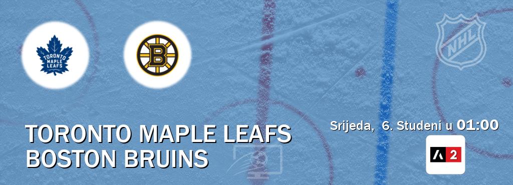 Izravni prijenos utakmice Toronto Maple Leafs i Boston Bruins pratite uživo na Arena Sport 2 (Srijeda,  6. Studeni u  01:00).