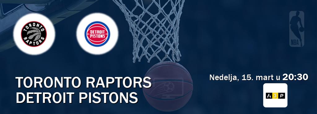 Izravni prijenos utakmice Toronto Raptors i Detroit Pistons pratite uživo na Arena Premium 3 (nedelja, 15. mart u  20:30).
