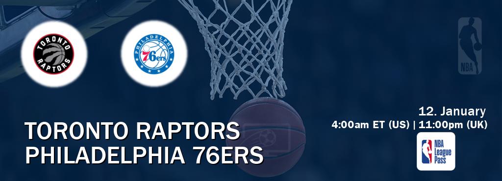 You can watch game live between Toronto Raptors and Philadelphia 76ers on NBA League Pass. You can watch game live between Toronto Raptors and Philadelphia 76ers on NBA League Pass.