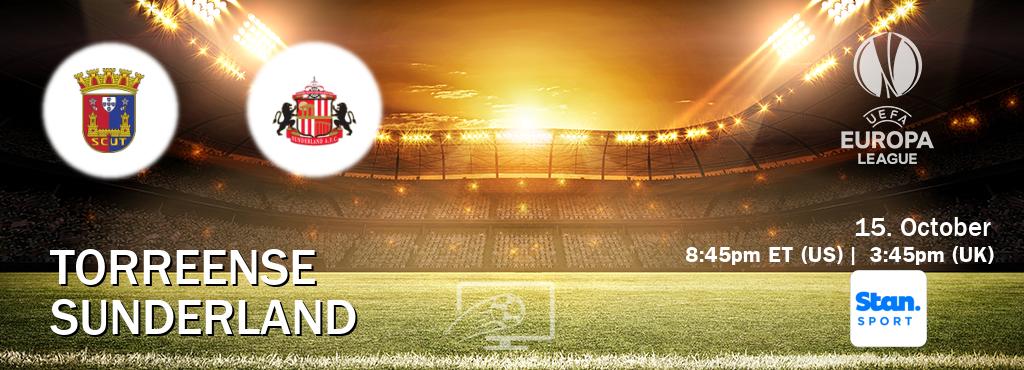 You can watch game live between Torreense and Sunderland on Stan Sport(AU). You can watch game live between Torreense and Sunderland on Stan Sport(AU).