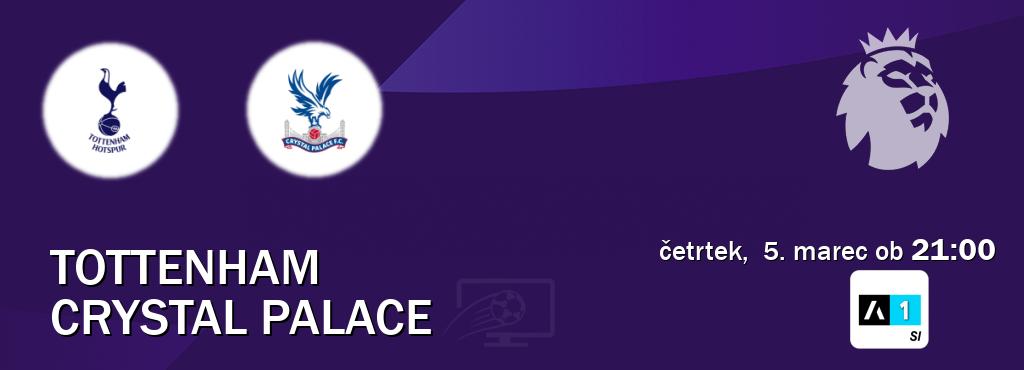 Prenos tekme med Tottenham in Crystal Palace v živo na Arena Sport 1 (četrtek, 5. marec ob 21:00 uri). Prenos tekme med Tottenham in Crystal Palace v živo na Arena Sport 1 (četrtek, 5. marec ob 21:00 uri).