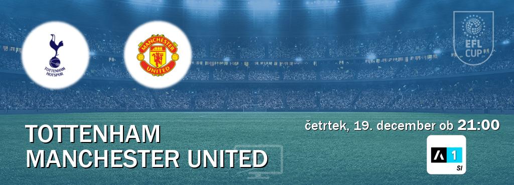 Prenos tekme med Tottenham in Manchester United v živo na Arena Sport 1 (četrtek, 19. december ob  21:00 uri).