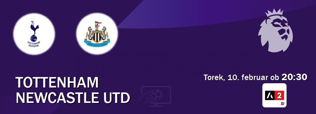 Ne zamudi prenosa tekme Tottenham - Newcastle Utd v živo na Arena Sport 2.
