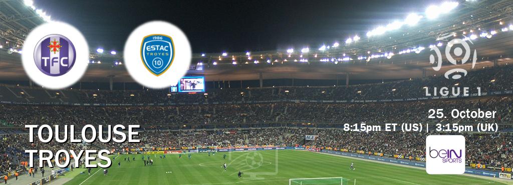 You can watch game live between Toulouse and Troyes on beIN SPORTS USA(US).