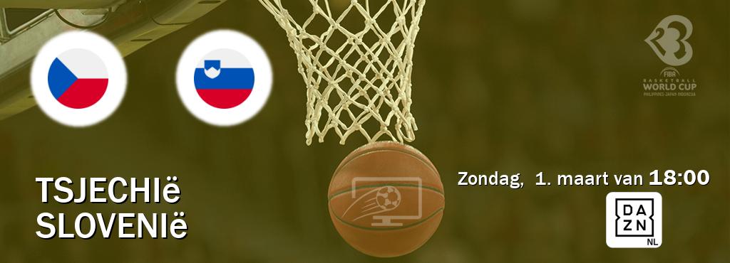 Wedstrijd tussen Tsjechië en Slovenië live op tv bij DAZN (zondag,  1. maart van  18:00).