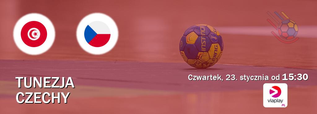 Gra między Tunezja i Czechy transmisja na żywo w Viaplay Polska (czwartek, 23. stycznia od  15:30).