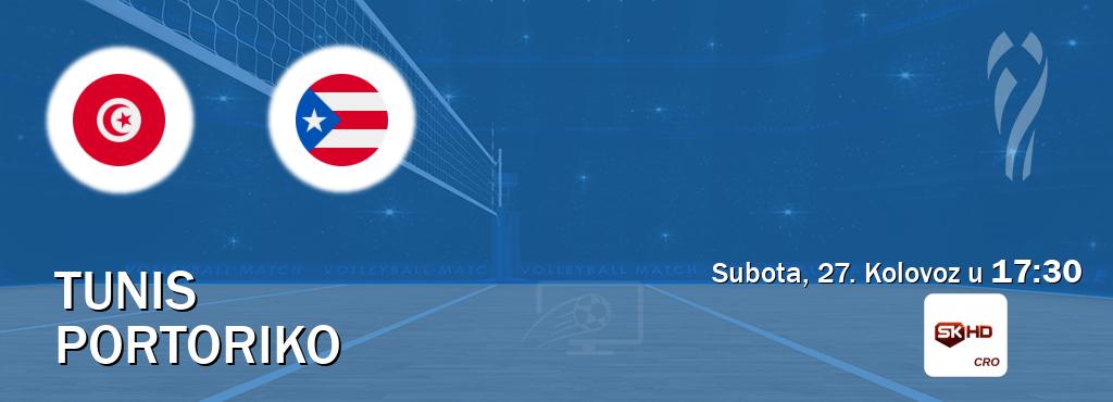 Izravni prijenos utakmice Tunis i Portoriko pratite uživo na Sportklub HD (Subota, 27. Kolovoz u  17:30).