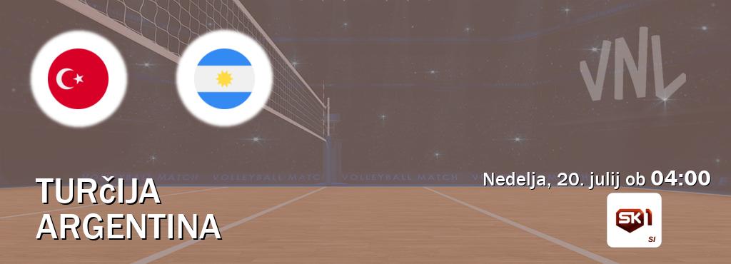 Dvoboj Turčija in Argentina s prenosom tekme v živo na Sportklub 1. Dvoboj Turčija in Argentina s prenosom tekme v živo na Sportklub 1.