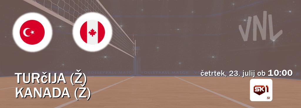 Ne zamudi prenosa tekme Turčija (Ž) - Kanada (Ž) v živo na Sportklub 1. Ne zamudi prenosa tekme Turčija (Ž) - Kanada (Ž) v živo na Sportklub 1.