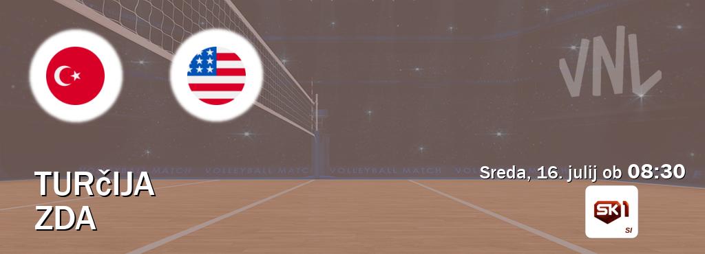 Dvoboj Turčija in ZDA s prenosom tekme v živo na Sportklub 1. Dvoboj Turčija in ZDA s prenosom tekme v živo na Sportklub 1.