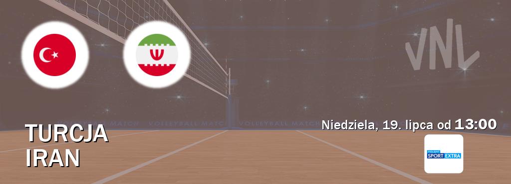 Gra między Turcja i Iran transmisja na żywo w Polsat Sport Extra (niedziela, 19. lipca od  13:00).