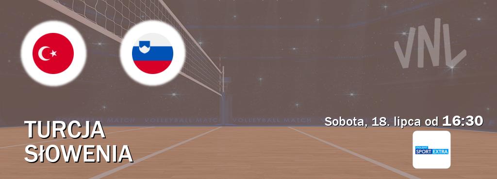 Gra między Turcja i Słowenia transmisja na żywo w Polsat Sport Extra (sobota, 18. lipca od  16:30).