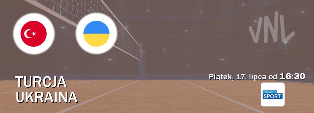 Gra między Turcja i Ukraina transmisja na żywo w Polsat Sport (piątek, 17. lipca od  16:30).
