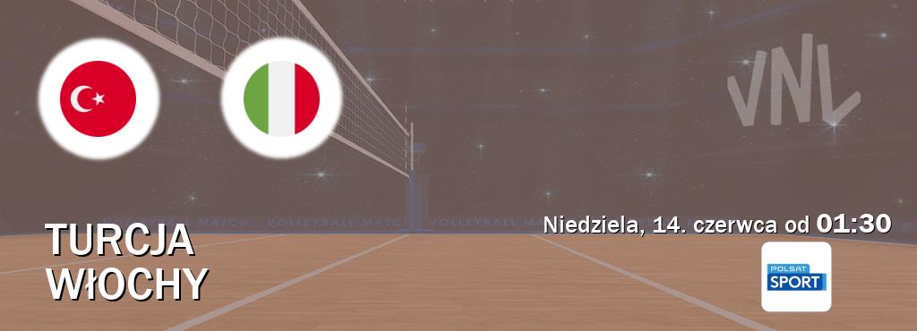 Gra między Turcja i Włochy transmisja na żywo w Polsat Sport (niedziela, 14. czerwca od  01:30).