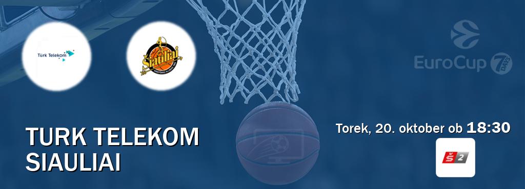 Dvoboj Turk Telekom in Siauliai s prenosom tekme v živo na Sport TV 2. Dvoboj Turk Telekom in Siauliai s prenosom tekme v živo na Sport TV 2.