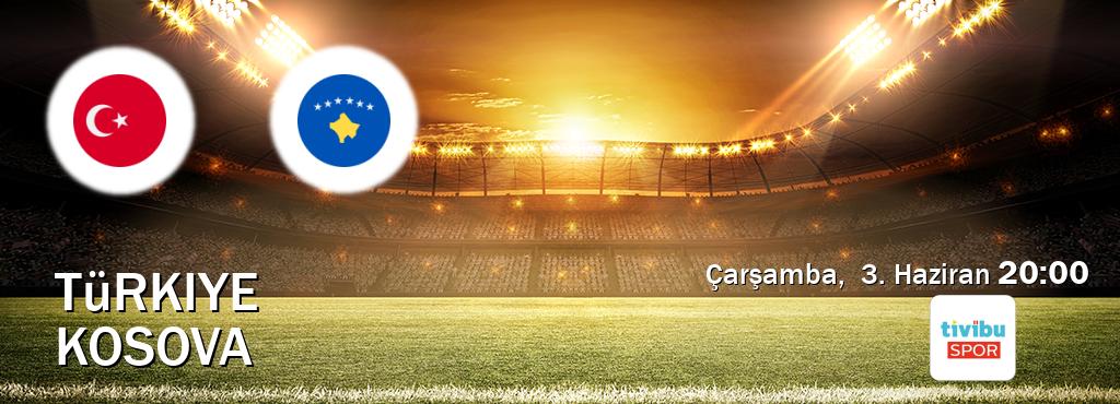 Karşılaşma Türkiye U21 - Kosova U21 Tivibu Spor'den canlı yayınlanacak (Çarşamba,  3. Haziran  20:00).