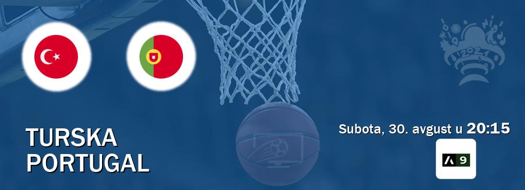 Izravni prijenos utakmice Turska i Portugal pratite uživo na Arena Sport 9 (subota, 30. avgust u 20:15). Izravni prijenos utakmice Turska i Portugal pratite uživo na Arena Sport 9 (subota, 30. avgust u 20:15).