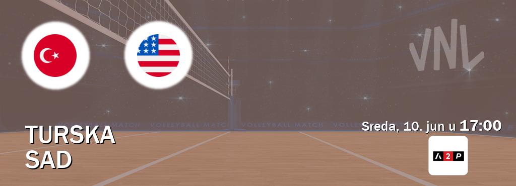Izravni prijenos utakmice Turska i SAD pratite uživo na Arena Premium 2 (sreda, 10. jun u  17:00).